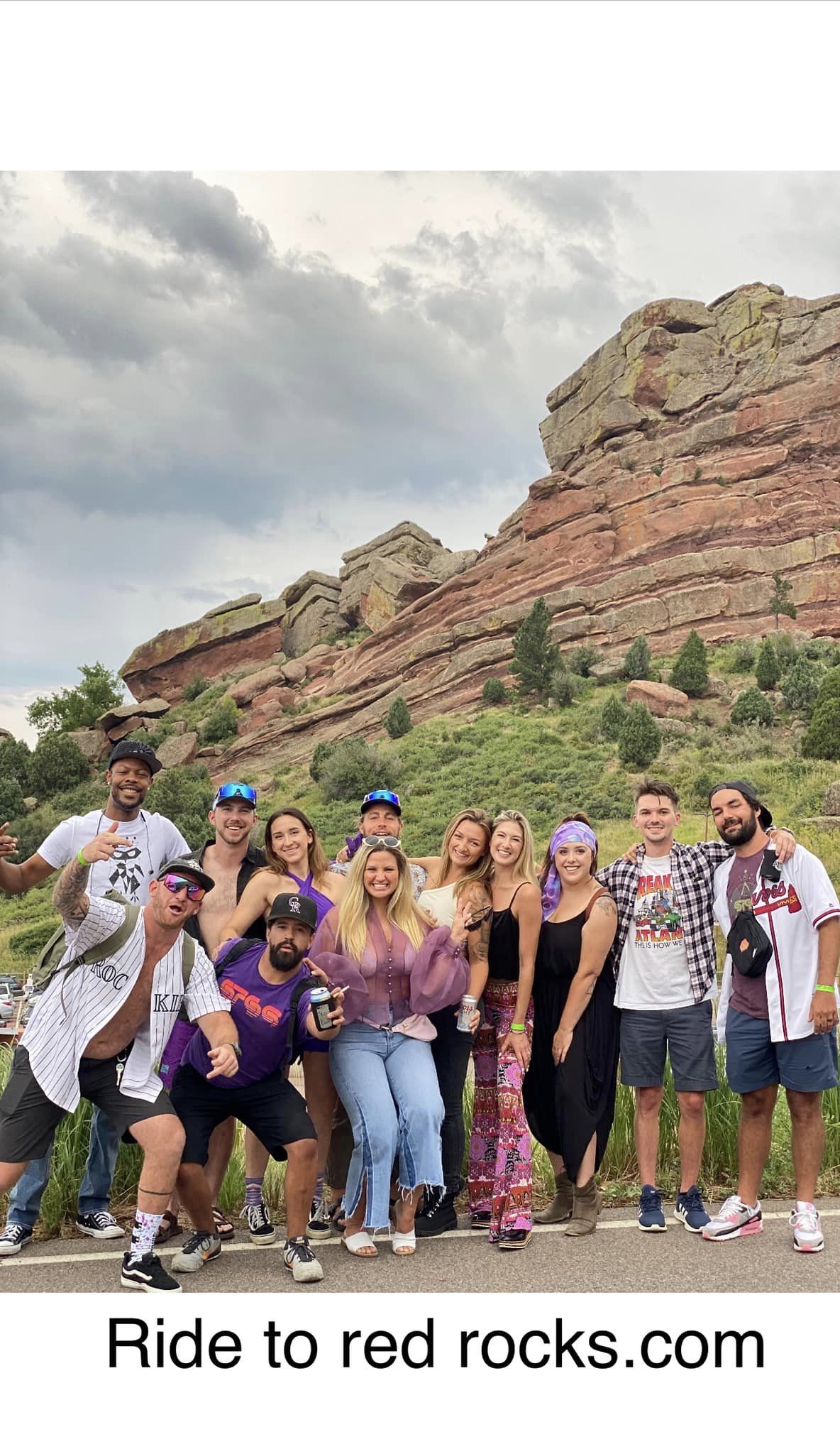 Red Rocks Roundtrip Transportation With Tailgate