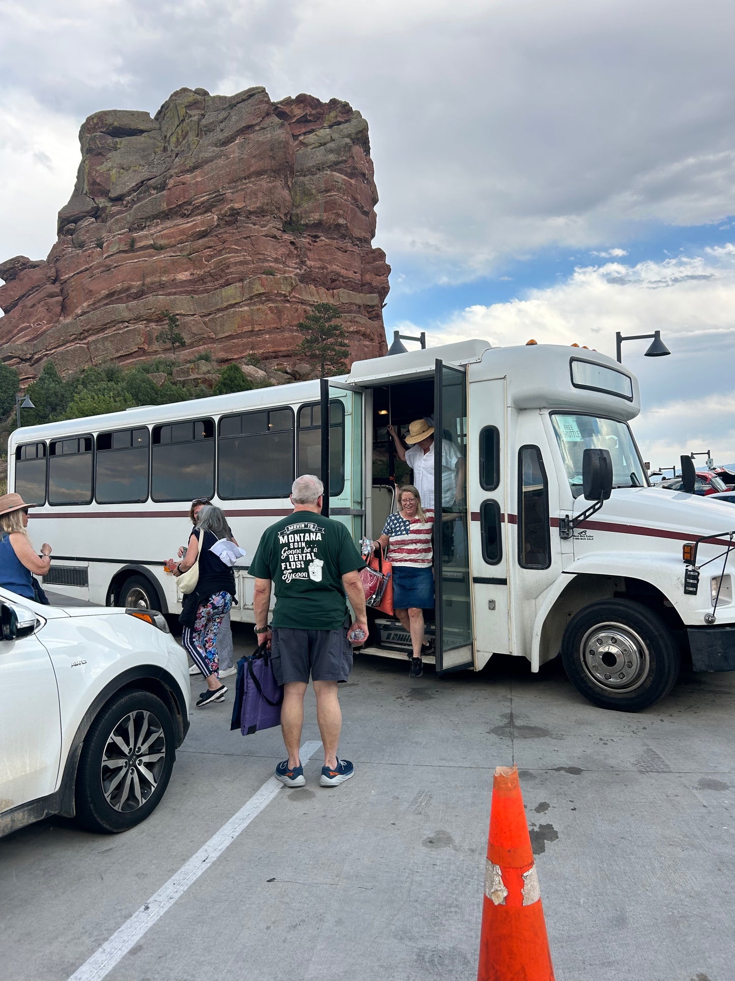 Red Rocks Roundtrip Transportation With Tailgate