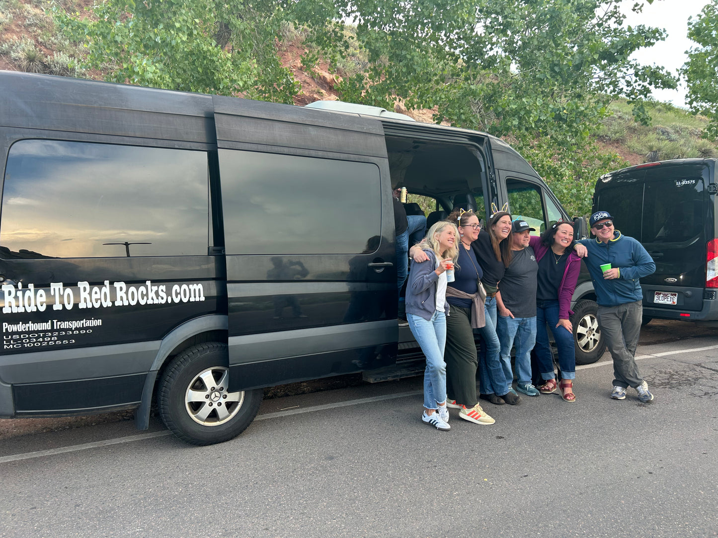 Red Rocks Roundtrip Transportation With Tailgate