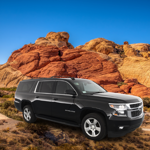 Red Rocks Luxury Black SUV