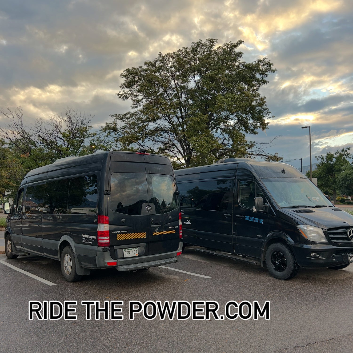 car service ridethepowder.com for boulder, co and mission ballroom